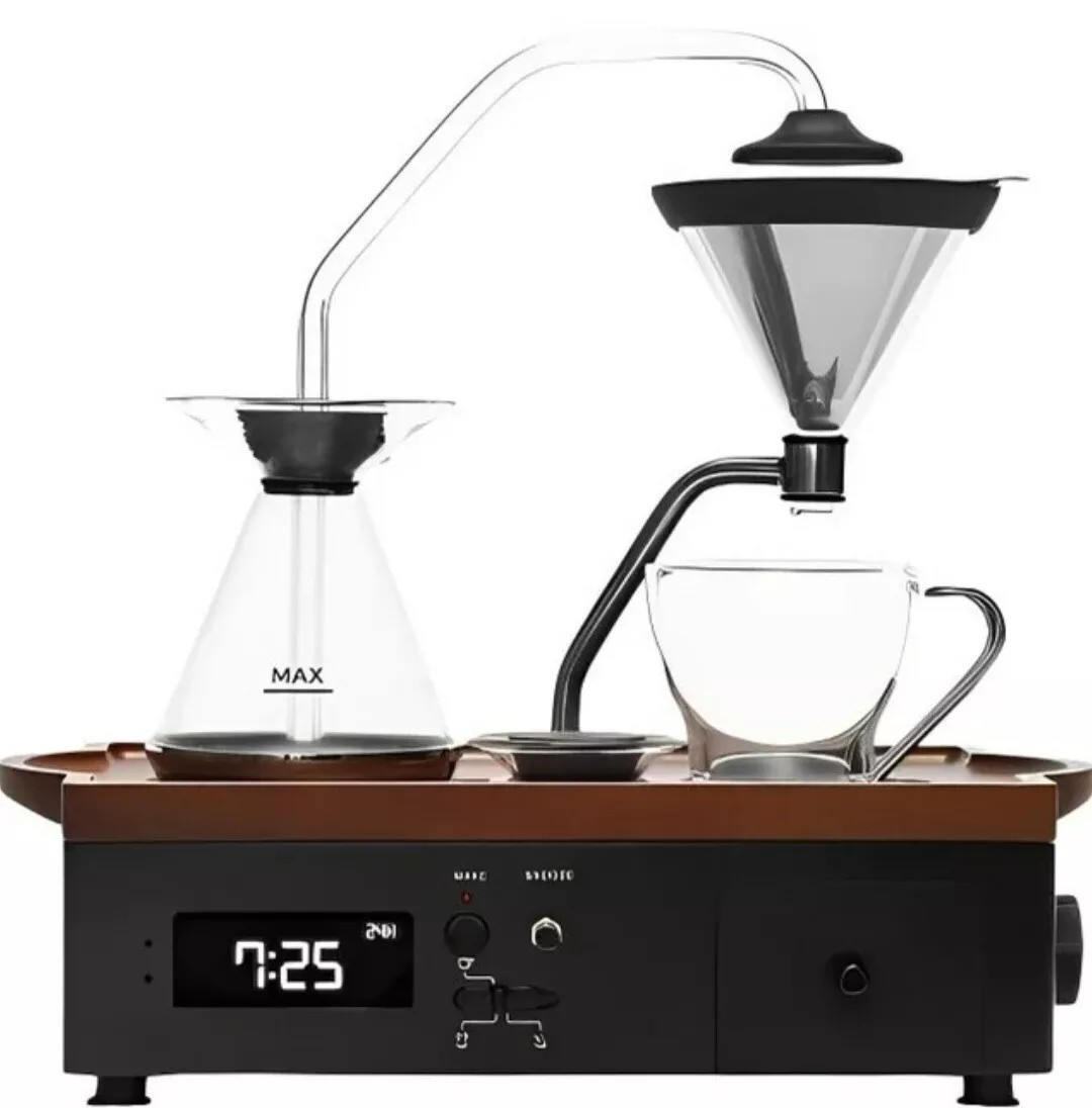 "NEW" Barisieur Joy Resolve Design Coffee Alarm Maker Clock Timer Black Stylish 