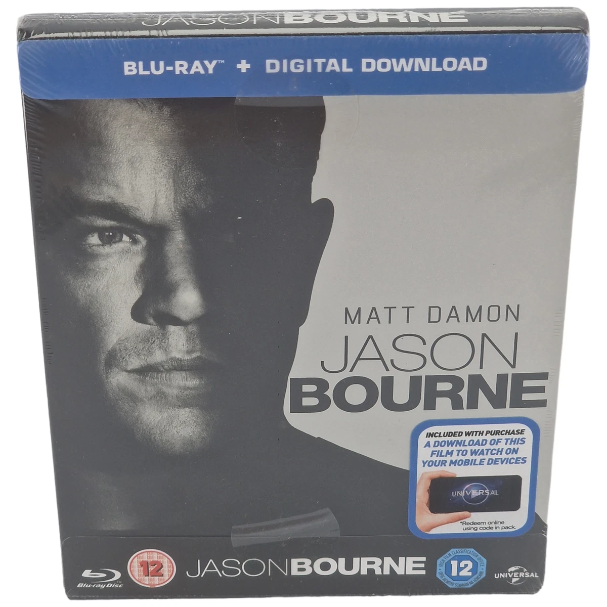Jason Bourne Blu-Ray Steelbook Edition Limited 2016 Region Free.