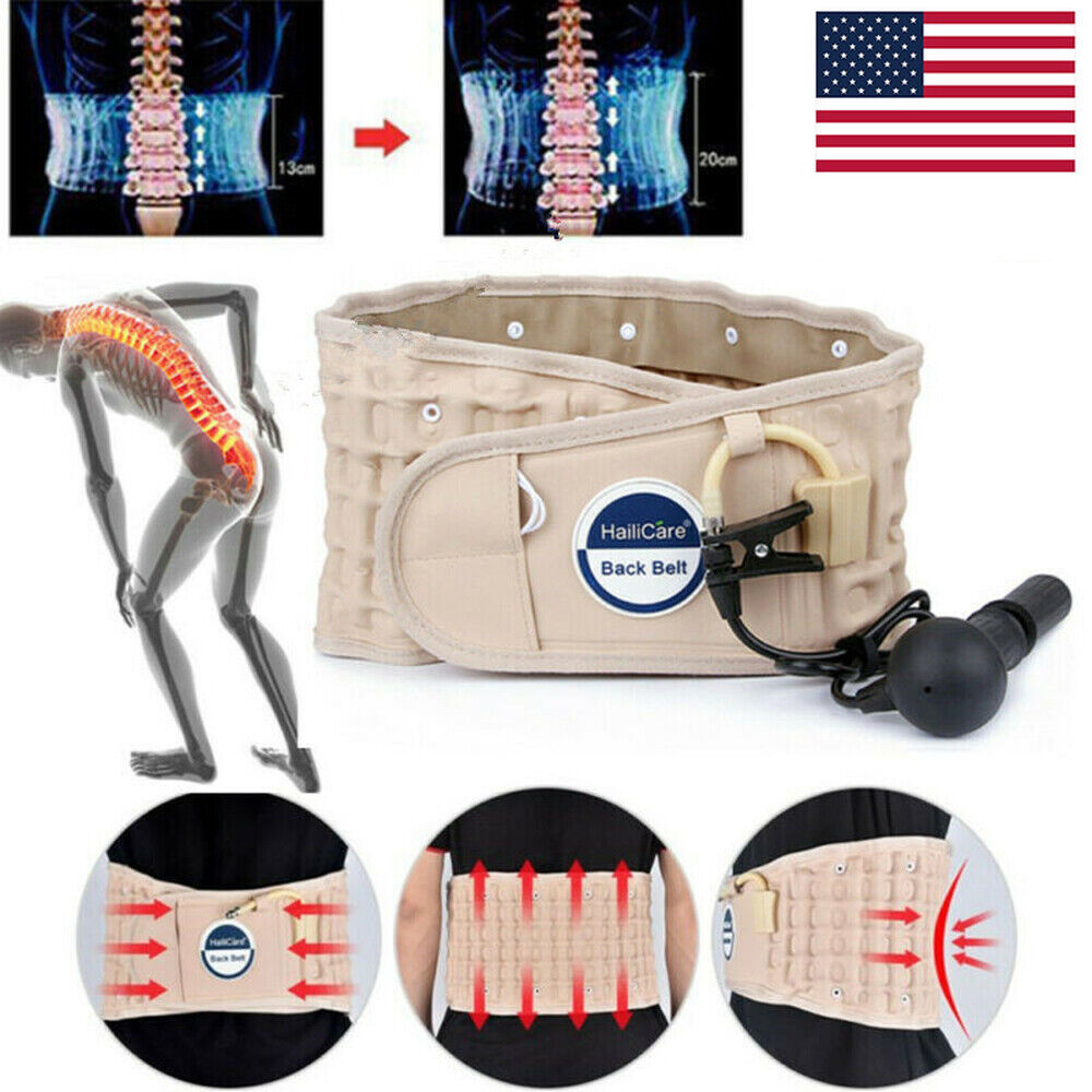 Spasm price Lumbar Decompression Belt Back Brace Spinal Air Max 64% OFF Support Extender