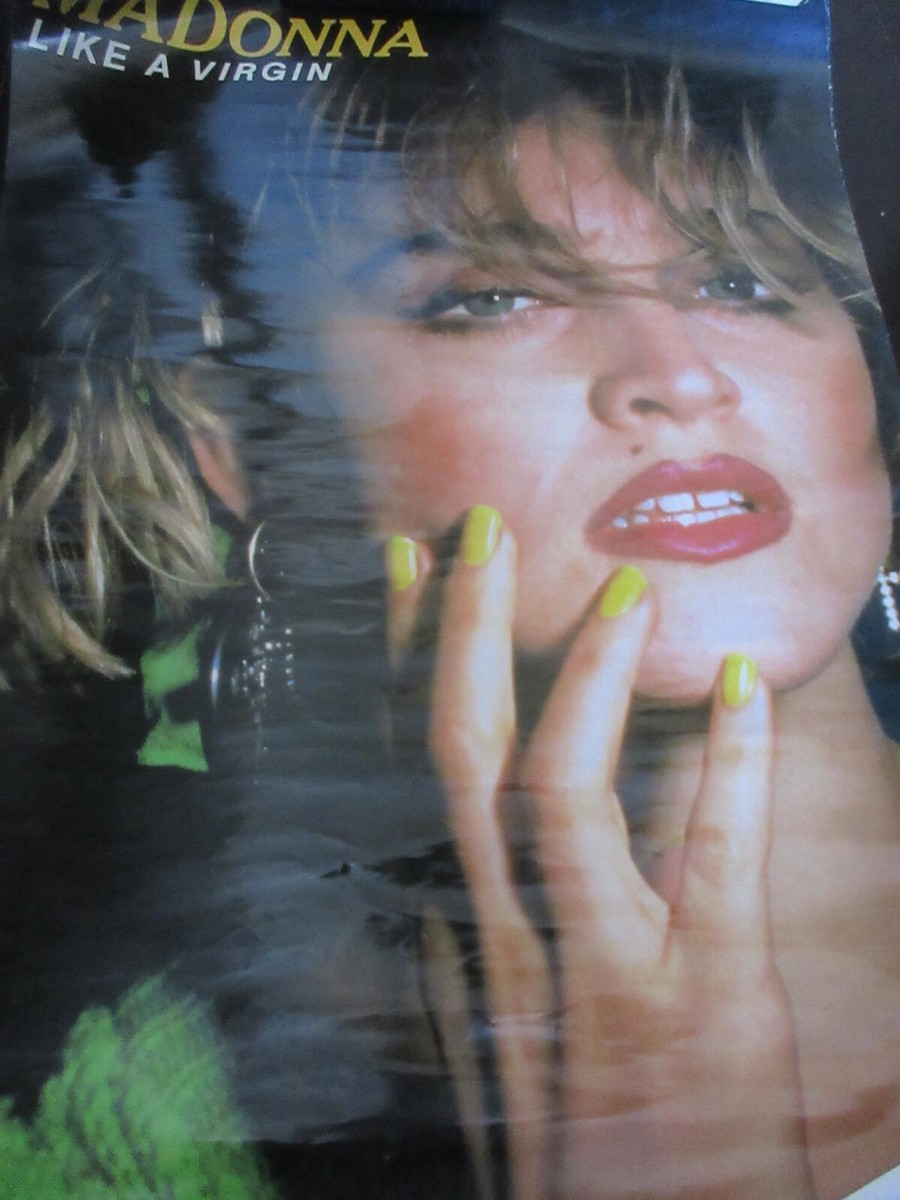 Madonna Like A Virgin Japan Promo Poster from Warner Pioneer