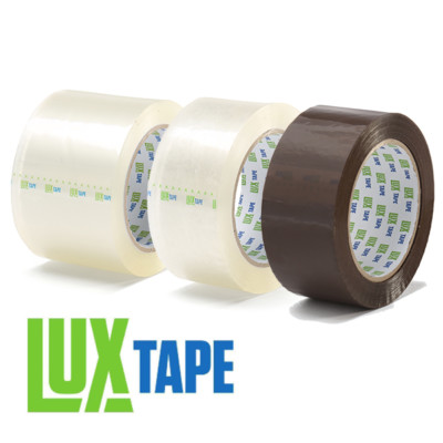 LUX  Packing Tape 3'' x 110yds 24/cs Tan