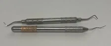 2 pieces AMERICAN EAGLE CE 1B USA 460 and NYU 3 USA 4HT Dental Curette