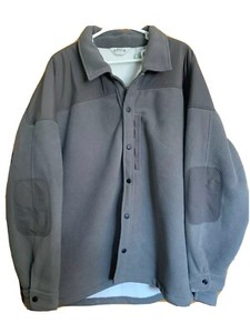 snap front fleece jacket