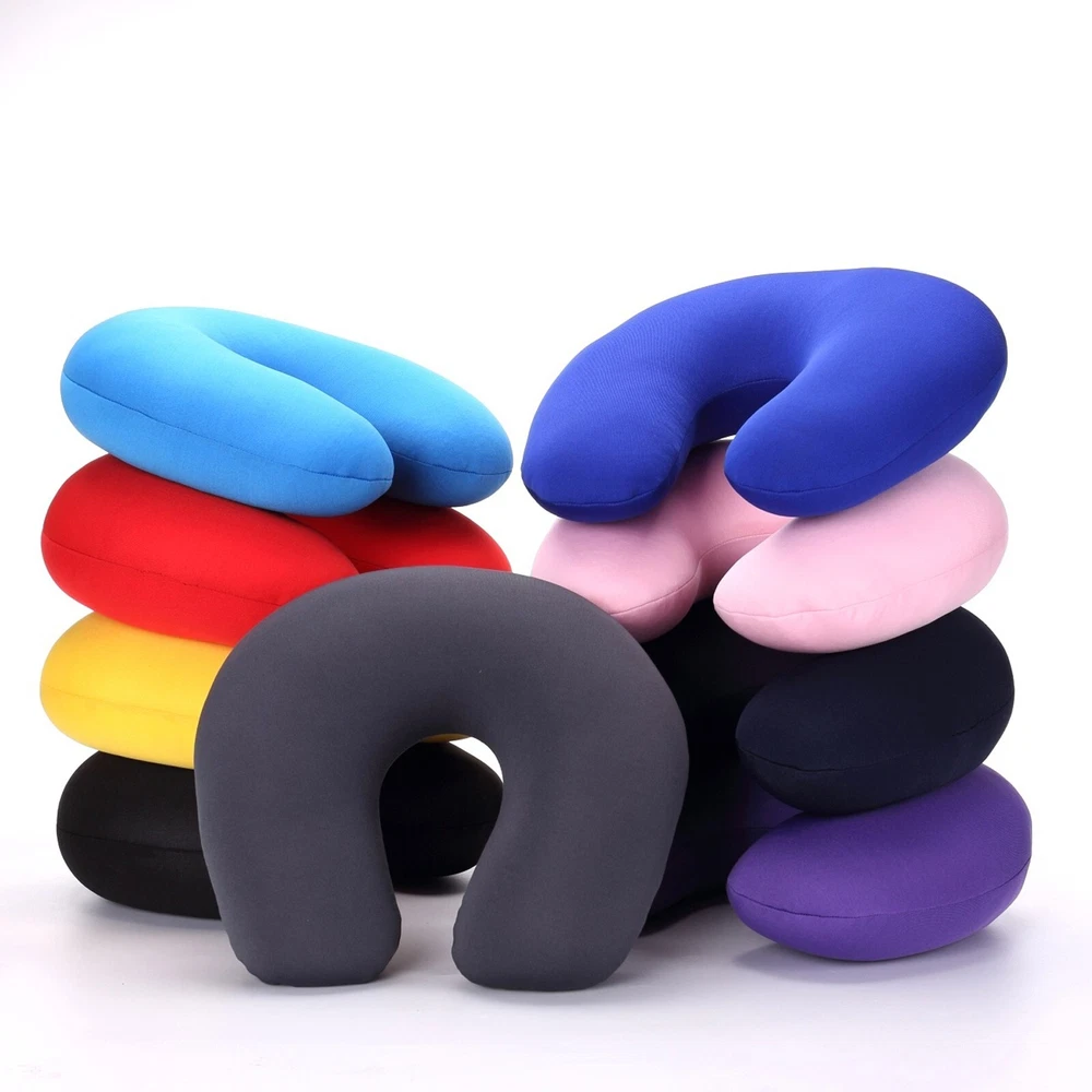 Memory Foam Travel Pillow for Neck Support in Car Home or Office