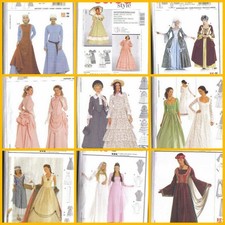 Burda Sewing Pattern Historical Reenactment D...