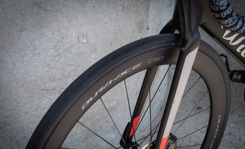Wheel F 700 Shimano Dura-Ace WH-R9270-C50-TL-F - Picture 6 of 7