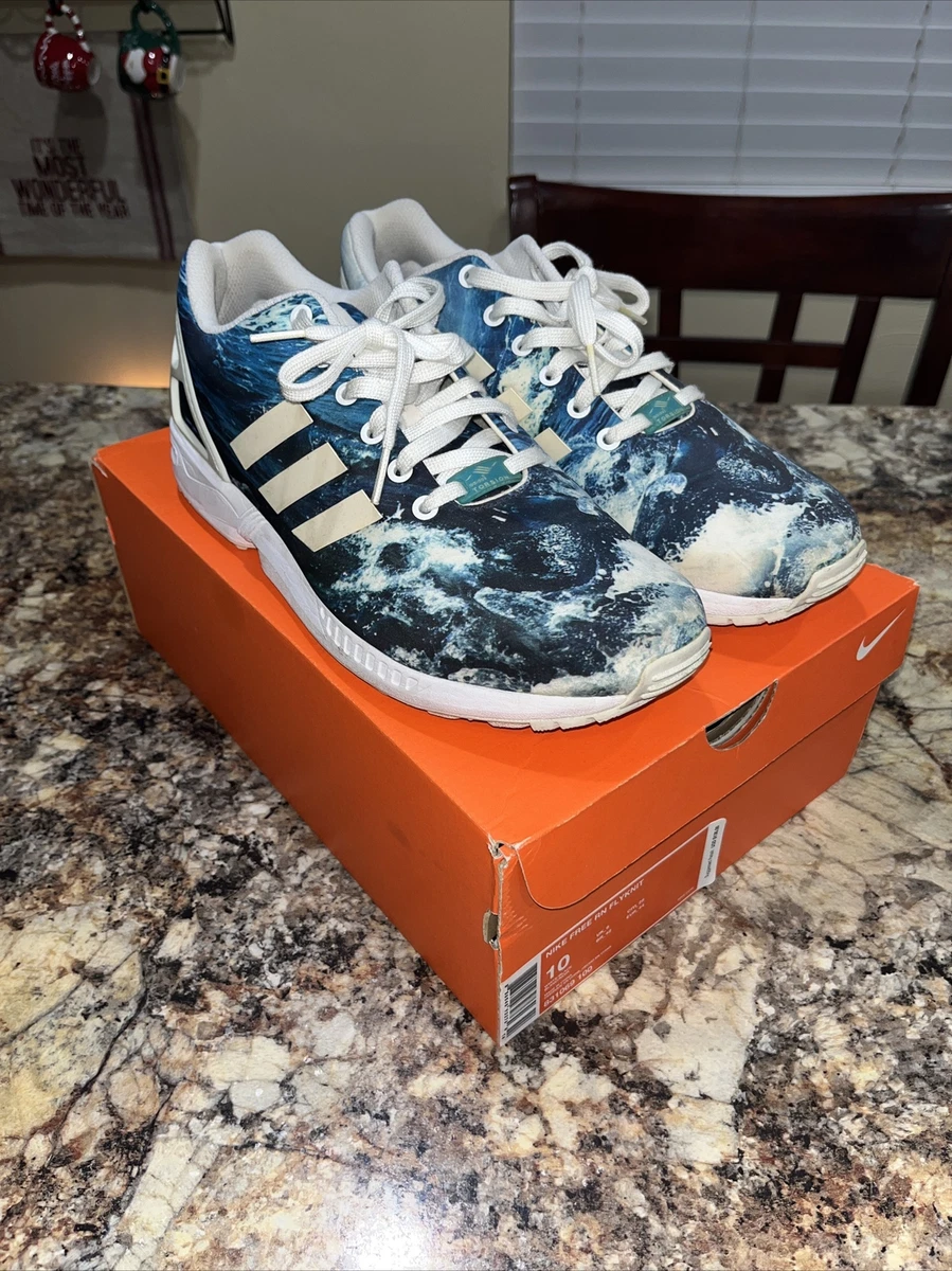 Adidas ZX Waves Blue White Size 10.5 |