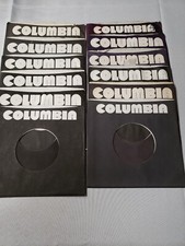 45 RPM 7" RECORD SLEEVES/COMPANY SLEEVE 12 PK/SEE PHOTOS -Columbia  SLV1 1