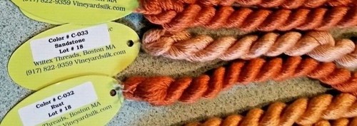 Vineyard Silk 100% Chinese Silk Thread Yarn 28 yards sold by skein Wiltex Thread - Picture 20 of 46
