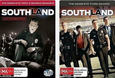 Southland: Season 1-3 (DVD, 5 Discs) NEW & SEALED - 第 1/1 張圖片