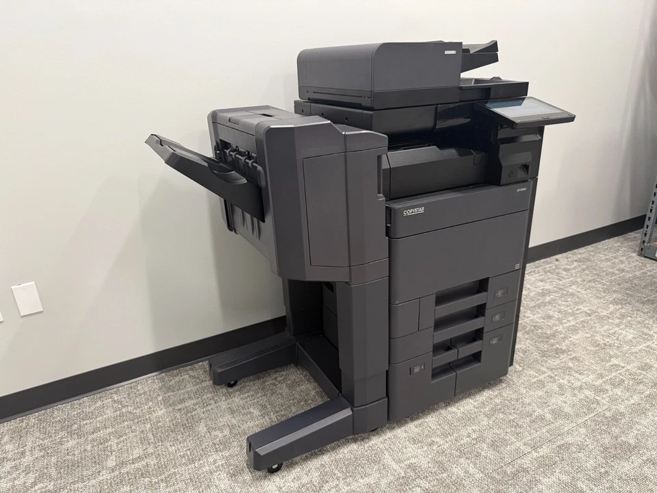 Copystar CS 3253ci Color Copier Printer Scanner Fax Finisher/ Only 78k Meter - Image 3 of 4