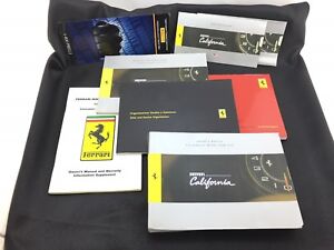 2011 Ferrari California Owners Manual / Books | eBay