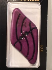 DILL BUTTONS | Brand New Old Stock | Purple 2-Hole #821 2 1/4" 55mm | 1 Pack