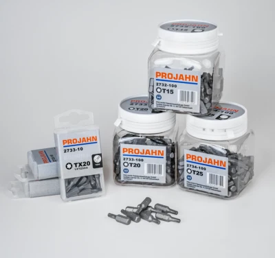PROJAHN TX Bit für TORX® -Schrauben 1/4" 25mm Bits T8 T10 T15 T20 T25 T30 .. T50