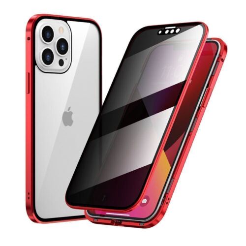 Privacy Anti Spy Magnet 360 Schutzhülle für iPhone 16 15 Pro Max 14 13 12 - Bild 8 von 18