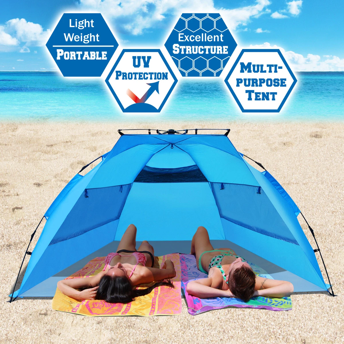 Instant top beach canopy