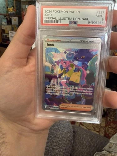 Pokemon Iono 237/091 SV: Paldean Fates Holo PSA 9