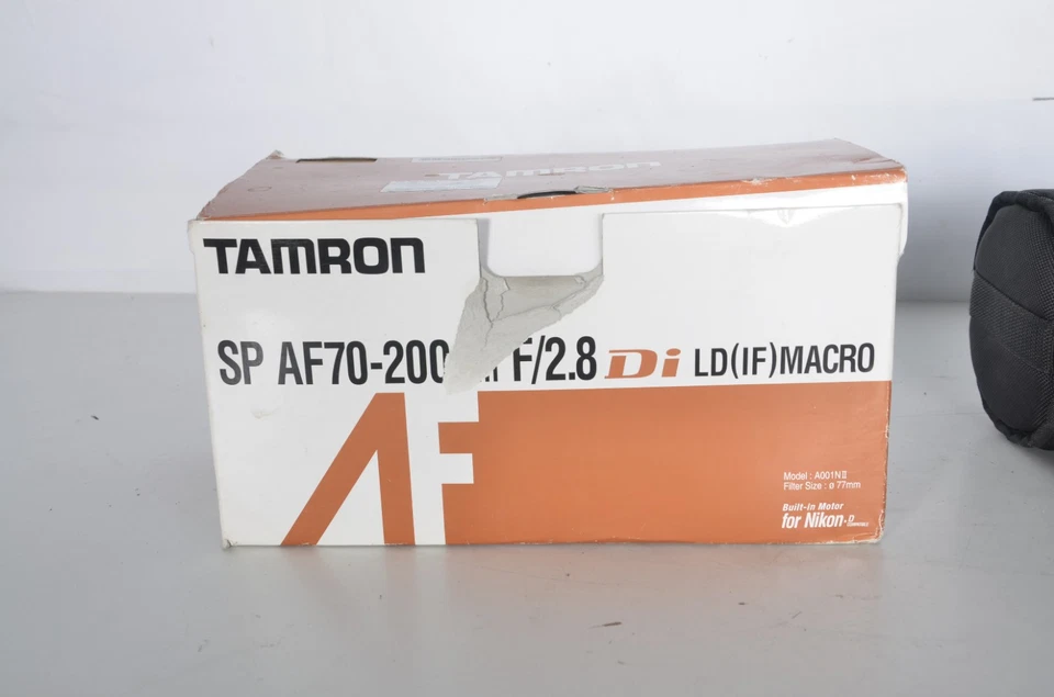 Tamron A001NII AF 70-200mm F2.8 LD Di SP IF Macro Lens Nikon As-Is Auto-Focus  - Image 2 of 4