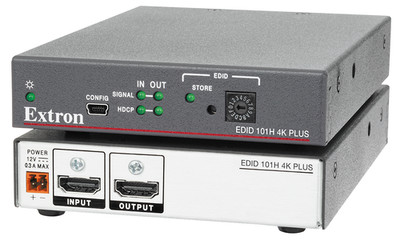 Extron EDID 101H 4K PLUS 4K/60 EDID Emulator + Original power supply.