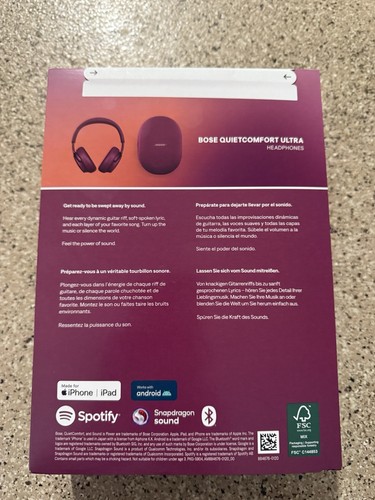 Bose QuietComfort Ultra Over-Ear Headphones - DEEP PLUM - Picture 3 of 5
