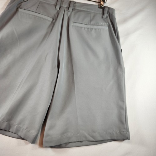 Izod Mens Golf Shorts Size 33 Gray Classic Style Flat Front 10" Inseam Sports - Picture 13 of 22