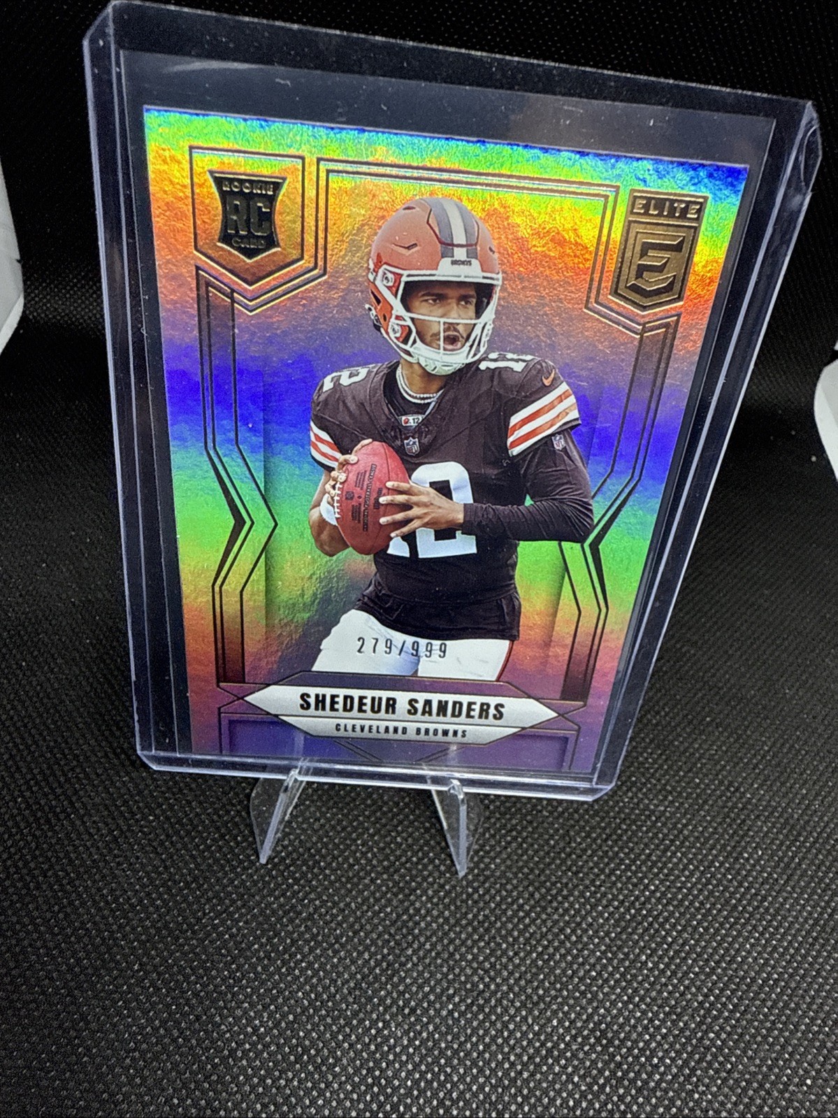 2025 Donruss Elite Shedeur Sanders /999 RC SILVER #112 Cleveland Browns Rookie