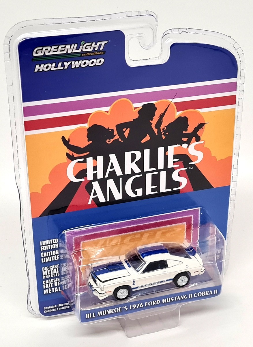 Greenlight 1/64 Ford Mustang Cobra II Charlie's Angels Diecast Model Car
