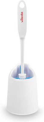 Brosse Toilette Vileda Deluxe Avec Support Poignée Ergonomique Nettoyage Complet