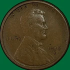 1916-S Lincoln Wheat Cent Very Fine VF Coin #33670