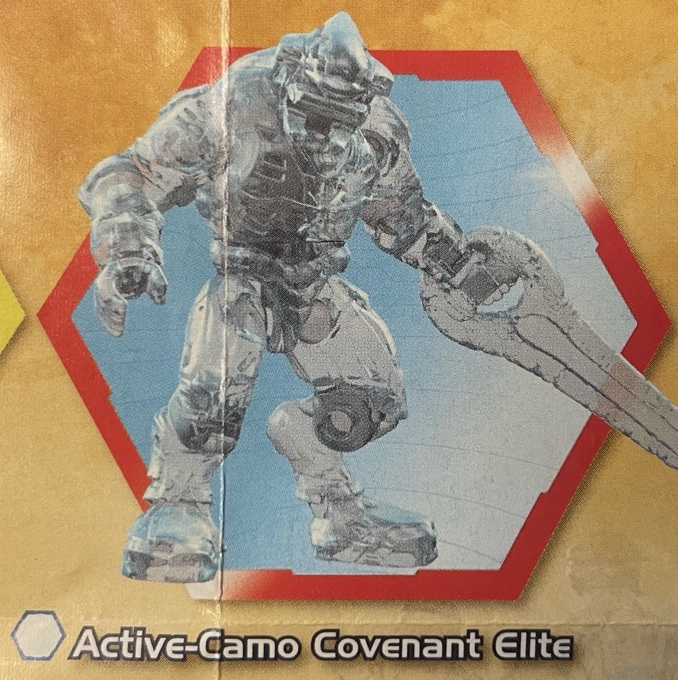 Halo Mega Bloks - Active Camo Covenant Elite UR - Series 3 Bag Sealed -[HALO-21] - Image 4 of 4
