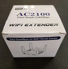 2025 AC2100 Dual-Band WiFi Extender with Gigabit Ethernet, 12888 Sq Ft Coverage