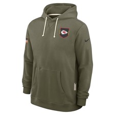 Nike Dri-Fit Kansas City Chiefs Salute to Service Standard Issue Hoodie Mens 3XL