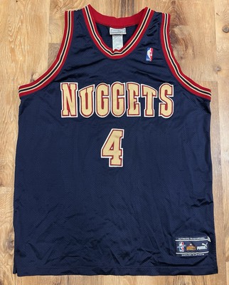 1998-99 Vintage PUMA NBA Denver Nuggets Chauncey Billups Jersey 48