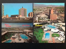 4 Hotel Sahara Las Vegas Nevada postcards all posted