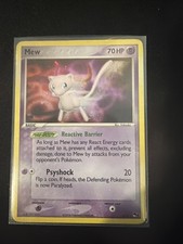Pokémon TCG Mew Pop Series 4 Holo Card 4/17; light scratching and whiting
