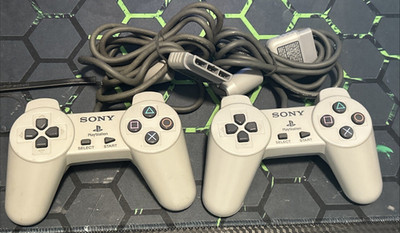 2X  Sony Playstation 1/PS2 Official OEM Controller