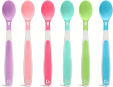 Munchkin Soft Tip Infant Baby Spoons 6 Pack BPA Free Gentle Weaning Feeding
