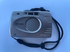 Minolta Vectis 300 IX Date AF 24-70mm Point Shoot APS Film Camera Tested Works