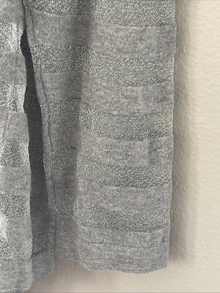 Peter Nygard Cárdigan Mujer Talla Extra Grande Algodón Mezcla Metalizada Manga Larga Foto 4 de 4