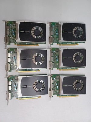 (LOT OF 6)Nvidia Quadro 2000 1GB GDDR5 Graphics Video Card