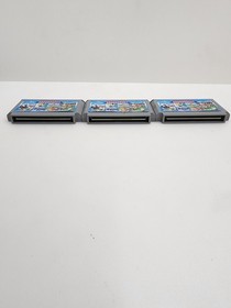 Lot 3 Vtg Multicart 9999999 in 1 Famicom Game Cartridge 60 Pin Mario Duck Hunt