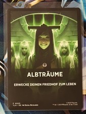 Albträume - Nightmares - TLA - NM - Deutsch - MTG - Jumpstart Pack Summary Card