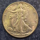 1942D WALKING LIBERTY HALF DOLLAR ~ AU