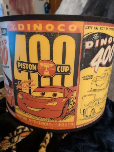 Vintage Disney Pixar Cars Lightning McQueen Lamp Shade Only