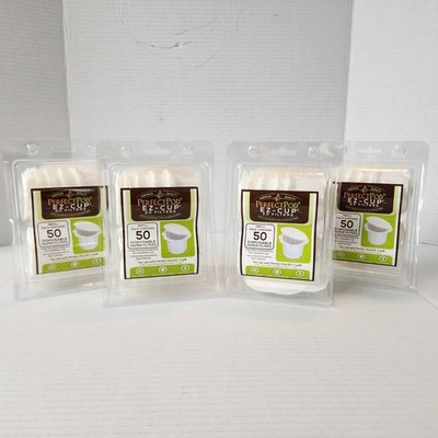 Perfect Pod EZ-Cup 2.0 Filters for Keurig, 50 Disposable Paper Coffee Filters