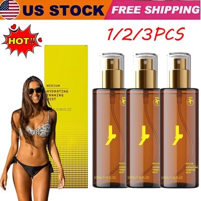 1/3X Face Tan Mist - Self Tanning Mist, Natural Looking, Gradual Sun Kissed Glow