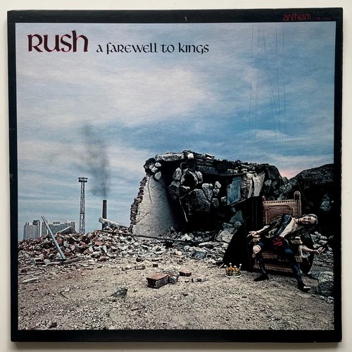 Vtg RUSH Album FAREWELL TO KINGS Anthem Canada 1977 PRESSING Lp OG VINYL is MINT