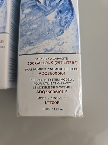 Filtro acqua ricambio frigorifero LG ADQ360006101 modello LT700P - Foto 2 di 4