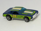 Vintage 1979 Hot Wheels Lowdown Monte Carlo Stocker Dark Blue BW Blackwall HK