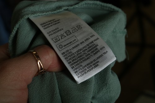 H&M Mini vestido Mujeres Talla EU 36 verde look casual - Imagen 4 de 5